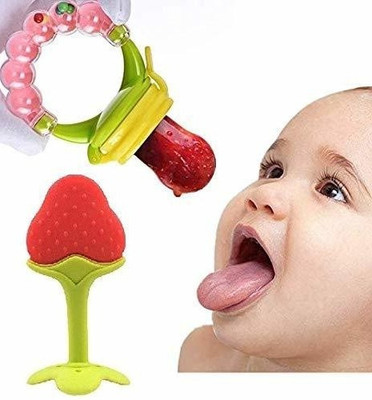 smilykid New_Nibbler Soother351 Teether and Feeder(Multicolor)