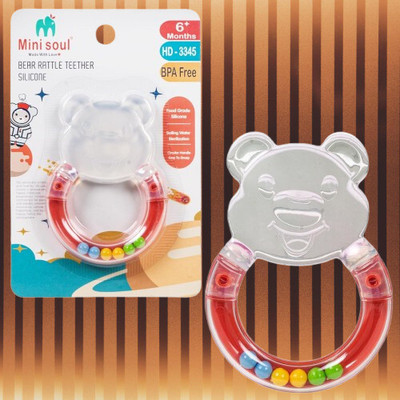 DIVAGH BEARSILLICON-THEETH-A517 Teether(Multicolor)