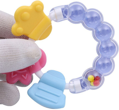 SHISHI SHISHI7018Silicone Fruit Teether for Baby Teether(Blue)