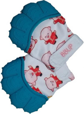 ND BROTHERS Baby Silicon Mitten teether bpa Free Hand Glove for Easy Teething DN17 Teether(Multicolor)
