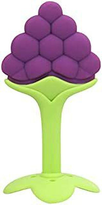 MAHINNX Silicone BPA Free Teethers with Storage Box for Newborn Infant,Babies(pack of 1) Teether(Purple)