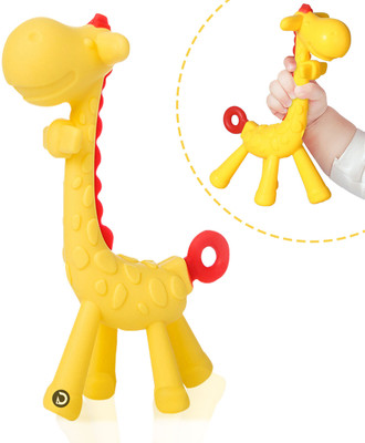 DaKos Teether,soother for new born Giraffe Shaped,Yellow Teether(Yellow)