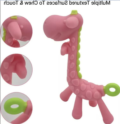 smilykid New_Nibbler Soother127 Teether(Pink)
