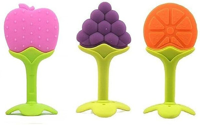 Chicbunny NEW BORN BABY TEETHER Teether and Feeder(Multicolor)