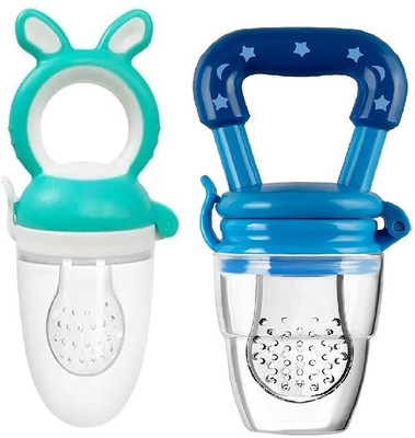 Chicbunny Different design fruit nibbler with extra mesh pack of 2pc Feeder(Multicolor)