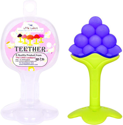 hipbrat Silicone Fruit Shape Teether for 0 to 12 Months Teether(Blue)