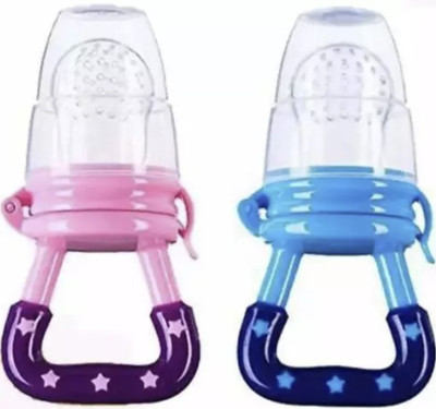 smilykid Fruit and Juice Feeder with Cover for 3-12 Months BPA Free Nibbler Feeding Safe Soother(Multicolor)