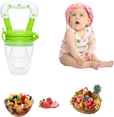 Samite Premium First Feed Nibbler for Baby Teether and Feeder Teether and Feeder(Green)