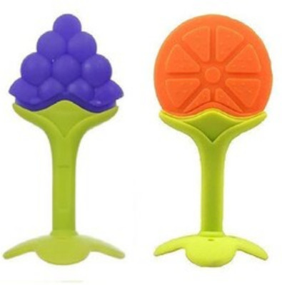 Dhochak baby teething toys 3 to 6 months, Silicone teethers & Silicone Teether(Multicolor)