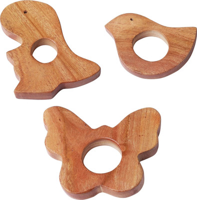 TINIGREEN Dinosaur Butterfly Dove Teether(Natural)