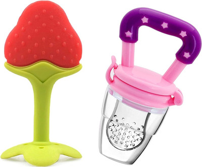 K3NTERPRISES baby teether feeder Teether and Feeder(Multicolor, Multicolor)