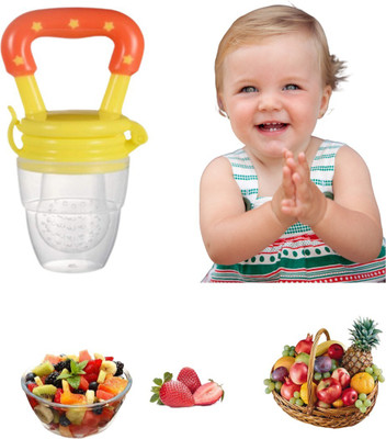 SHISHI SHISHI7242Silicone Fruit Teether for Baby Teether and Feeder(Yellow)