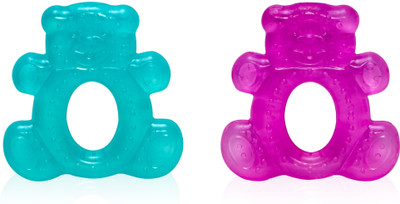 Adore Luscious Water Filled Teether- Bear- Pack of 2- Multicolor Teether(Bear)
