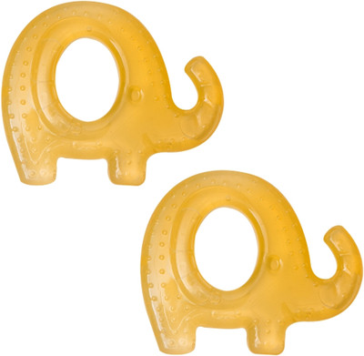 Adore Luscious Water Filled EVA Teethers -2pack Teether(Yellow Elephant)