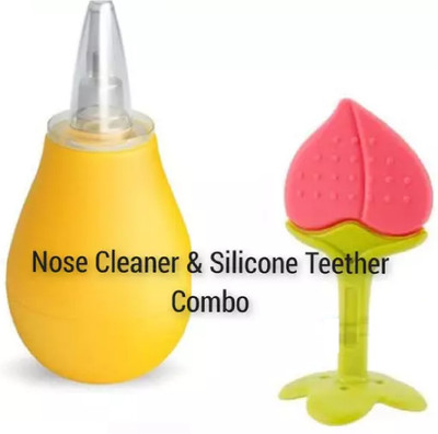 Urika iceCreamTeether_YellowNoseCleaner Feeder(Teether and Nose Cleaner3)