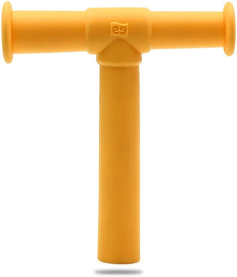 SpeechGears Chewing Tube for Speech Feeding and Sensory Integration Teether Teether(Yellow)