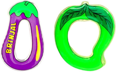 vworld Water Filled Toy Baby teethers for kids (brinjal+greenmango) Teether(Multicolor)
