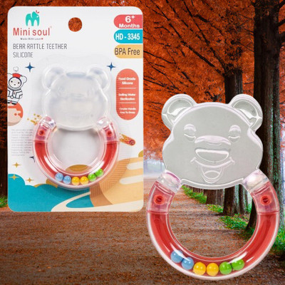 DIVAGH BEARSILLICON-THEETH-A586 Teether(Multicolor)