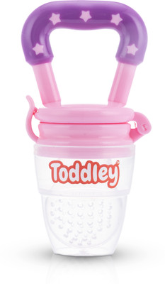smilykid Silicone Food & Fruit Nibbler,Soft Pacifier Feeder,Teether for Baby 6+Month Baby Teether and Feeder(Pink)