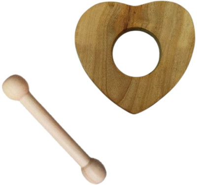 Craft Corner Neem Wooden Teether Combo For Kids First Toy Teether(Brown)