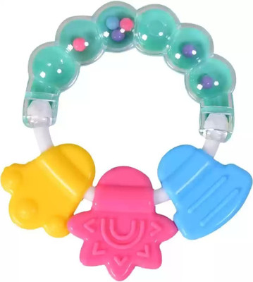 Babylib Silicone Fruit Shape Teether for Baby Bpa Free Teether(Multicolor)