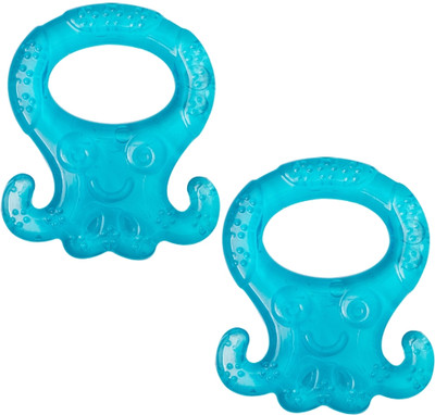 Adore Luscious Water Filled EVA Teethers - 2pack Teether(Octo Blue)
