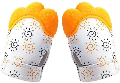 SHOPPIZONE MITTEN TEETHER ORANGE SET OF 2 Teether(Orange)