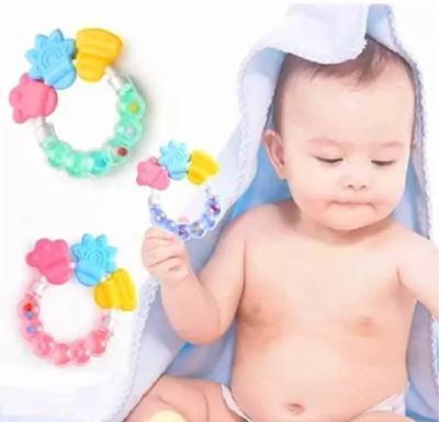 SHISHI SHISHI7090Silicone Fruit Teether for Baby Feeder(Baby Ring Teethera)