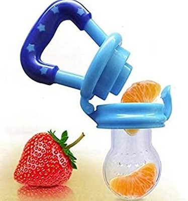 ECOM FASHION HUB Baby BPA Free Silicon Teether for Food Feeding Teether and Feeder(Blue4)