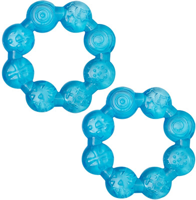 Adore Luscious Water Filled EVA Teether- Beads - 2pack Teether(Blue)