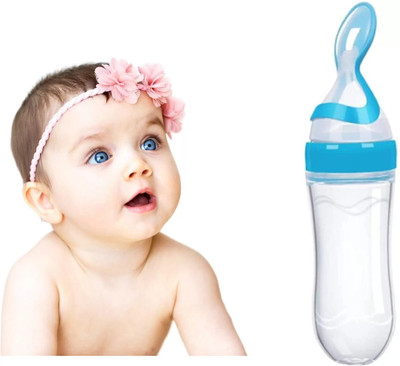 MAHIRAT SpoonFeeder90ml.1 Teether and Feeder(Blue)