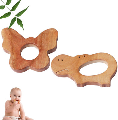 TINIGREEN BUTTERFLY-HIPPO Teether(Natural)