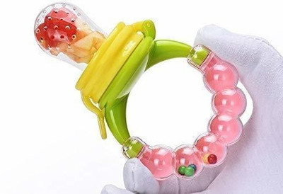 smilykid New_Nibbler Soother64 Teether and Feeder(Multicolor)