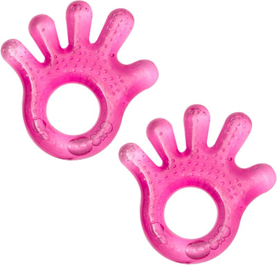 Adore Luscious Water Filled EVA Teethers - 2pack Teether(Hi 5 Pink)