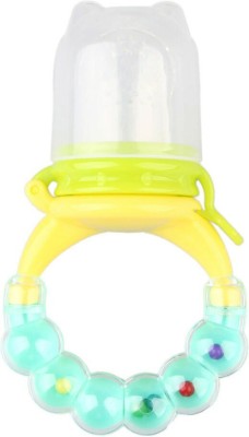 Baby Shopiieee Baby Nimbler Pacifier clip For Fruit Infant Food Nibbler Holder Nipples Silicone Soother Nipple Feeding Teat Pacifier Bottles - Pack of 1 Feeder(Multicolor)