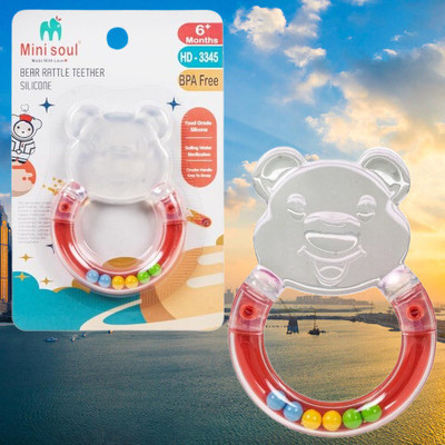 DIVAGH BEARSILLICON-THEETH-A538 Teether(Multicolor)