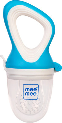 MeeMee Fruit and Food Nibbler (With Silicone Sack, Blue) Feeder(Blue)