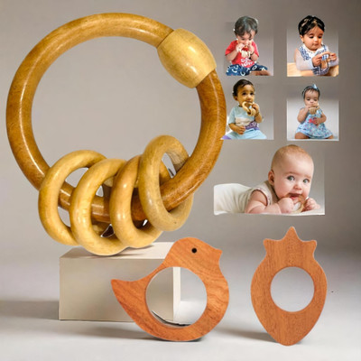 Aditya Creation For baby 3+ month Antibacterial and Antifungal Teether and Feeder(Beize)