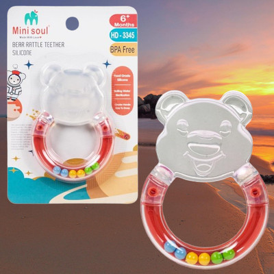 DIVAGH BEARSILLICON-THEETH-A489 Teether(Multicolor)