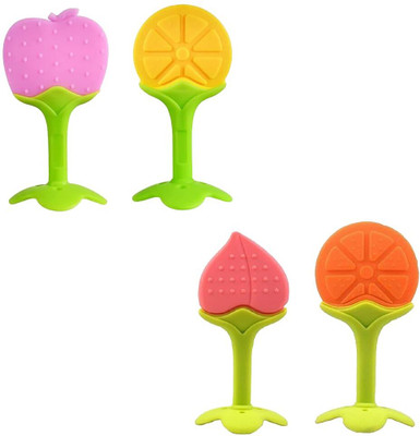 BRICKHEAD Kids Baby Teether & Teether Combo Little Joys 0-12 Months Teether(Multicolor)