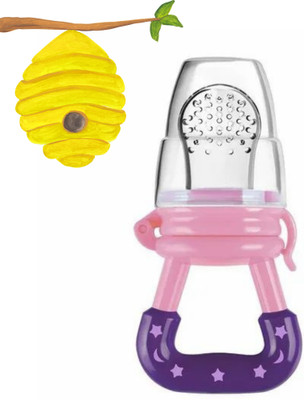aapni dukan SST Sales Baby Food And Fruit Nibbler & Pacifier Teether BPA Free Nibbler NH162 Feeder(Multicolor)
