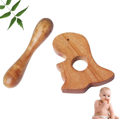 TINIGREEN DINOSAUR-DUMBBELL Teether(Natural)