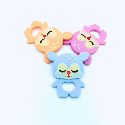 LP London paree Babies Teething Silicone Bpa Free Natural Organic Freezer Safe Teethers Teether(Cat teether Combo)