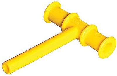 Safe-o-kid Non-Toxic, Develop Baby's Biting Skills Safely, Chewy Tube for Toddler- Yellow Teether(Yellow)