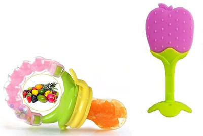 smilykid Soother_Nibbler Soother18 Teether and Feeder(Multicolor)