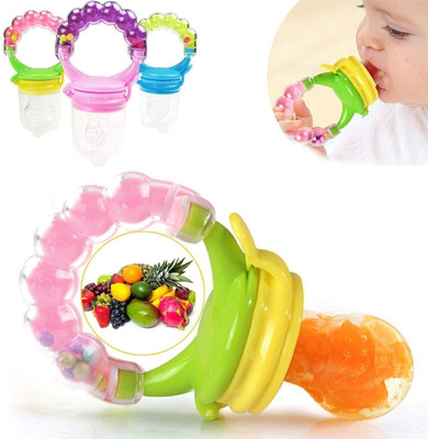 smilykid New_Nibbler Soother336 Teether and Feeder(Multicolor)