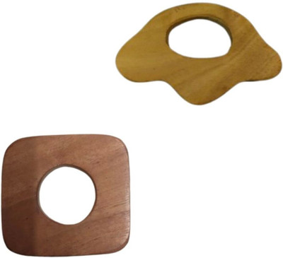 Craft Corner Neem Wooden Teether Combo For Kids First Toy Teether(Brown)