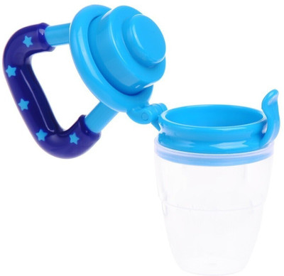 Mukky Baby Fresh Food Feeder Nipple Pacifier Teether and Feeder Teether and Feeder(Blue)