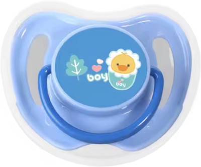 AEREX Soft Silicone Baby Pacifiers | Air Flow Shield Pacifier & Nipple for Babies Soother(Blue)