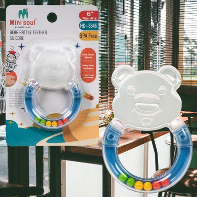 DIVAGH BEARSILLICON-THEETH-A325 Teether(Multicolor)